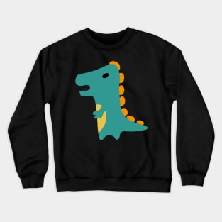 Dinosaurs vector in cartoon style. Colour  cute baby Crewneck Sweatshirt